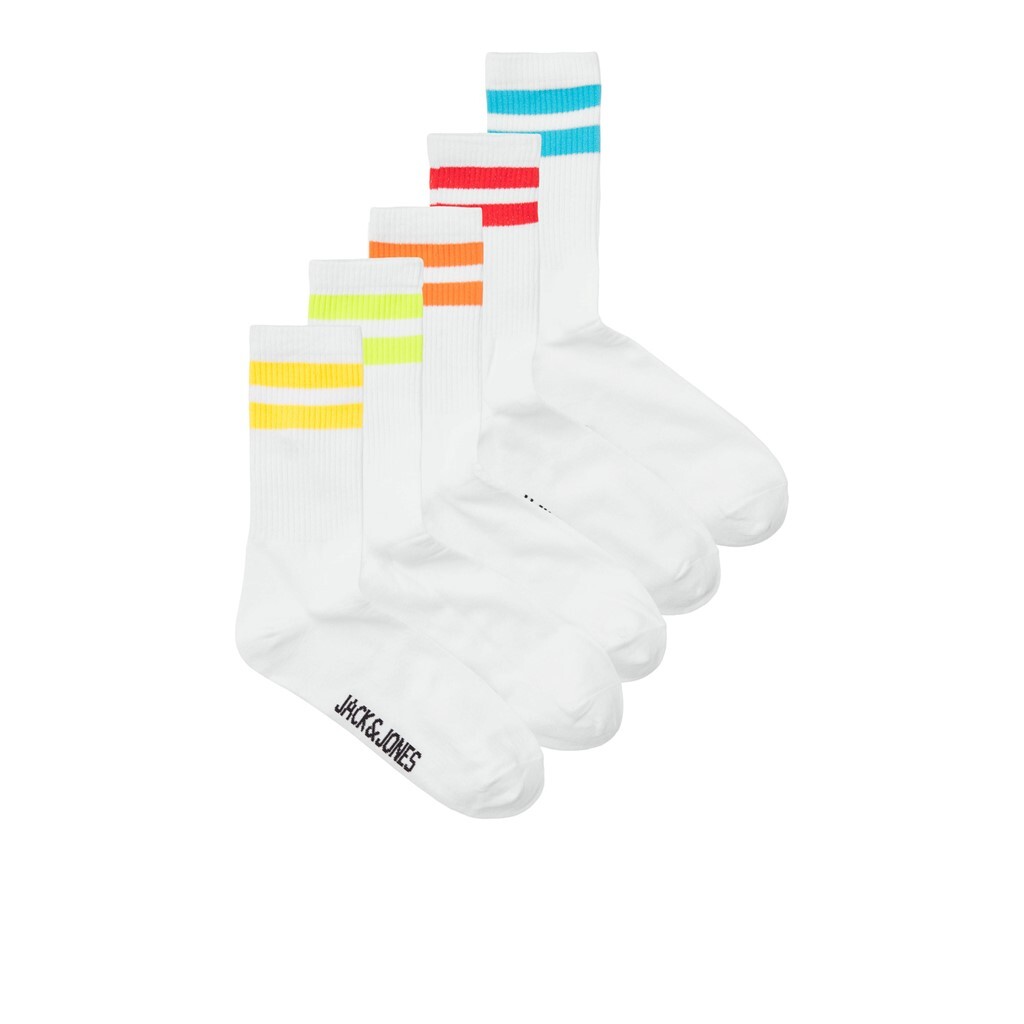 JACELI STRIPES TENNIS SOCKS 5 PACK