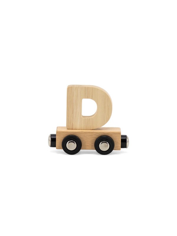 Tryco – Letter Train Natural – Letter D