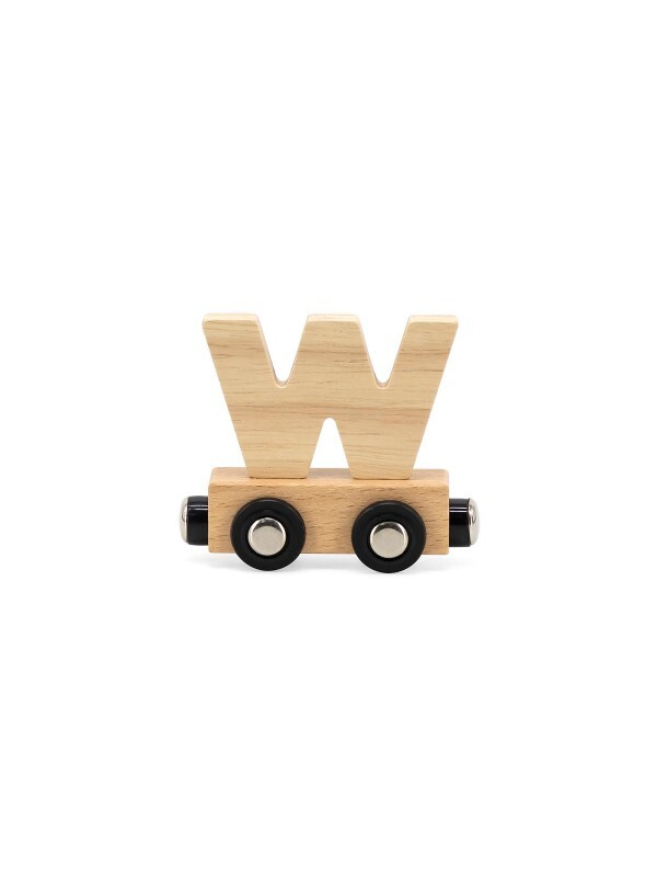 Tryco – Letter Train Natural – Letter W