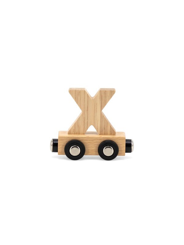Tryco – Letter Train Natural – Letter X