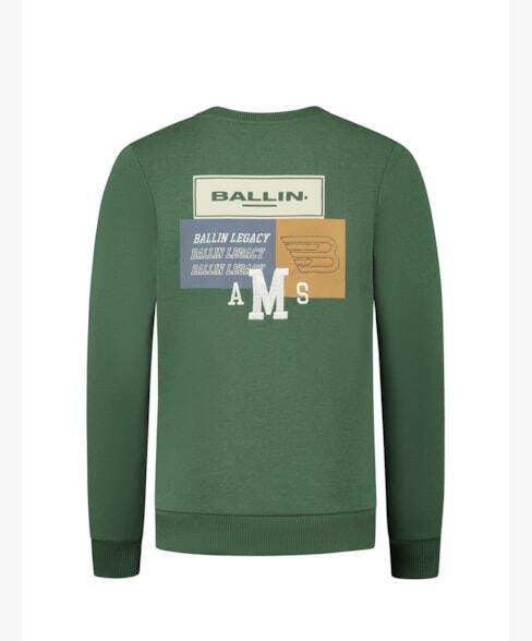 CREWNECK WITH LOGO ON THE FRONT AND BACK ARTWORK BALLIN