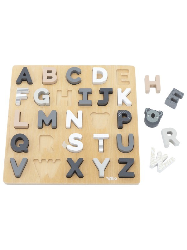 Tryco houten alfabet blokken